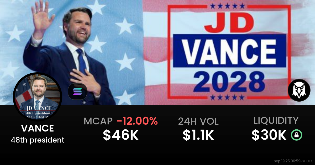 48th president (VANCE)