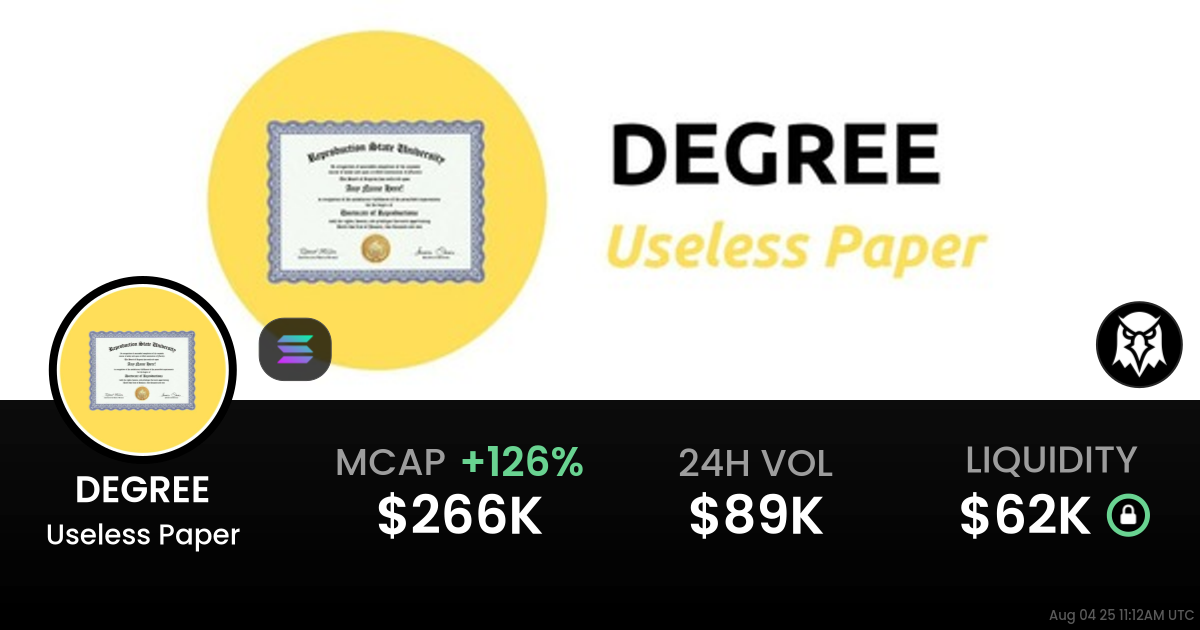 Useless Paper (DEGREE)