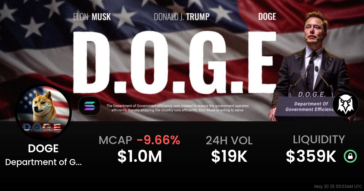 Department of Gov Efficiency (DOGE)