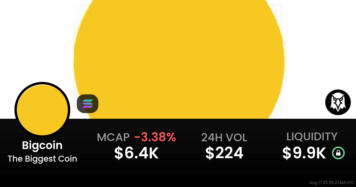 The Biggest Coin (Bigcoin)