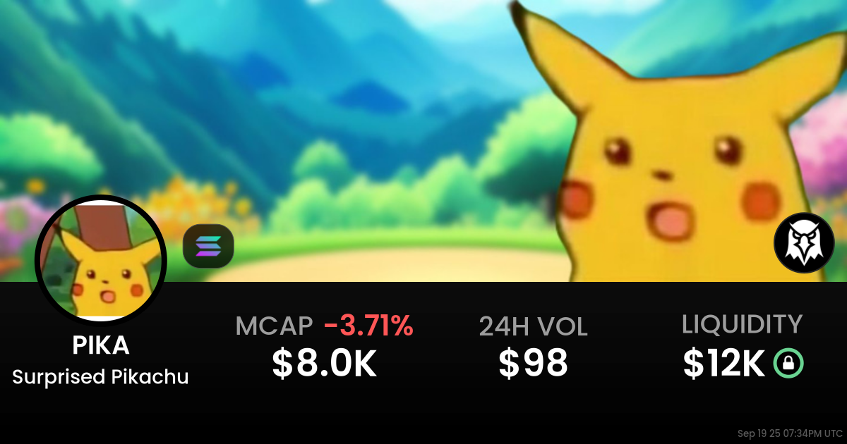 Surprised Pikachu (PIKA)