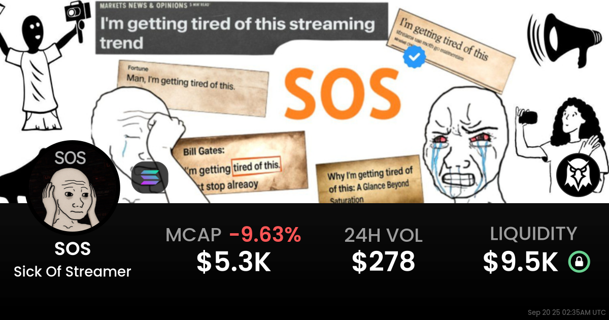 Sick Of Streamer (SOS)