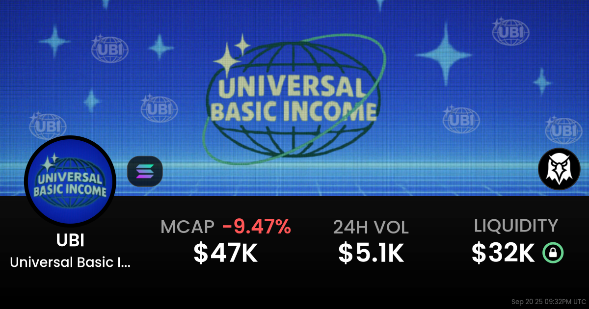 Universal Basic Income (UBI)