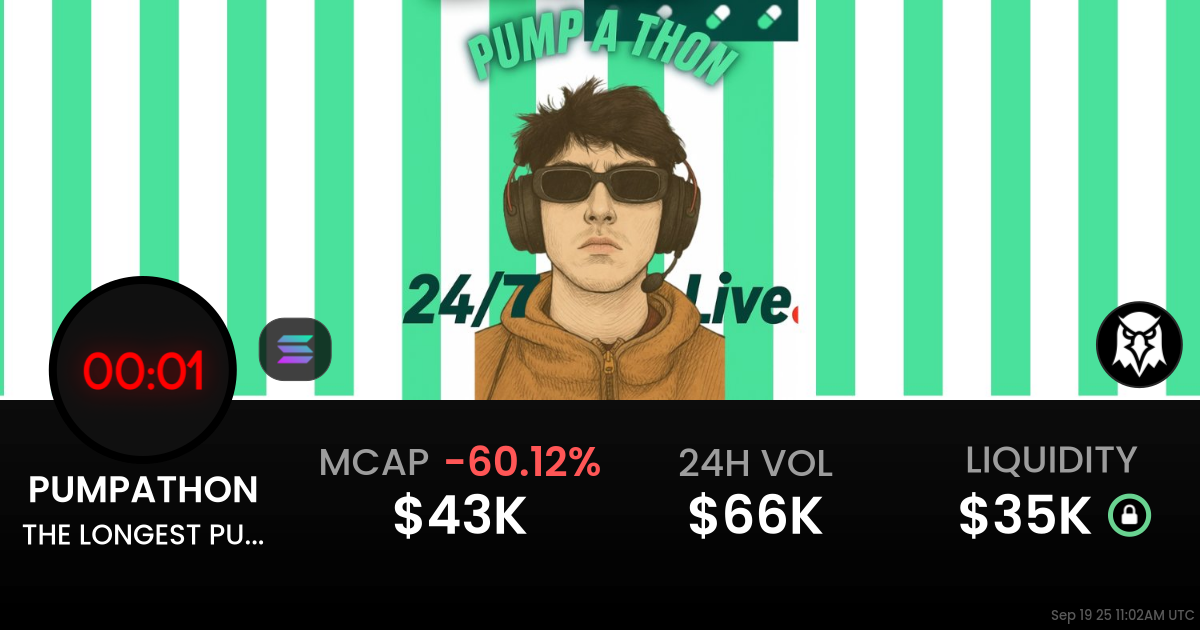 THE LONGEST PUMPFUN STREAM (PUMPATHON)
