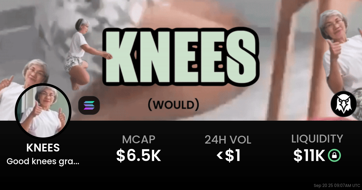 Good knees grandma (KNEES)