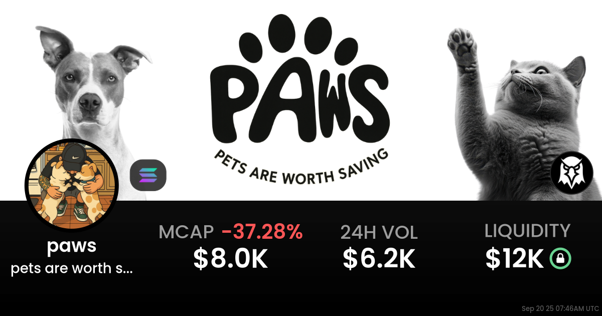 pets are worth saving (paws)