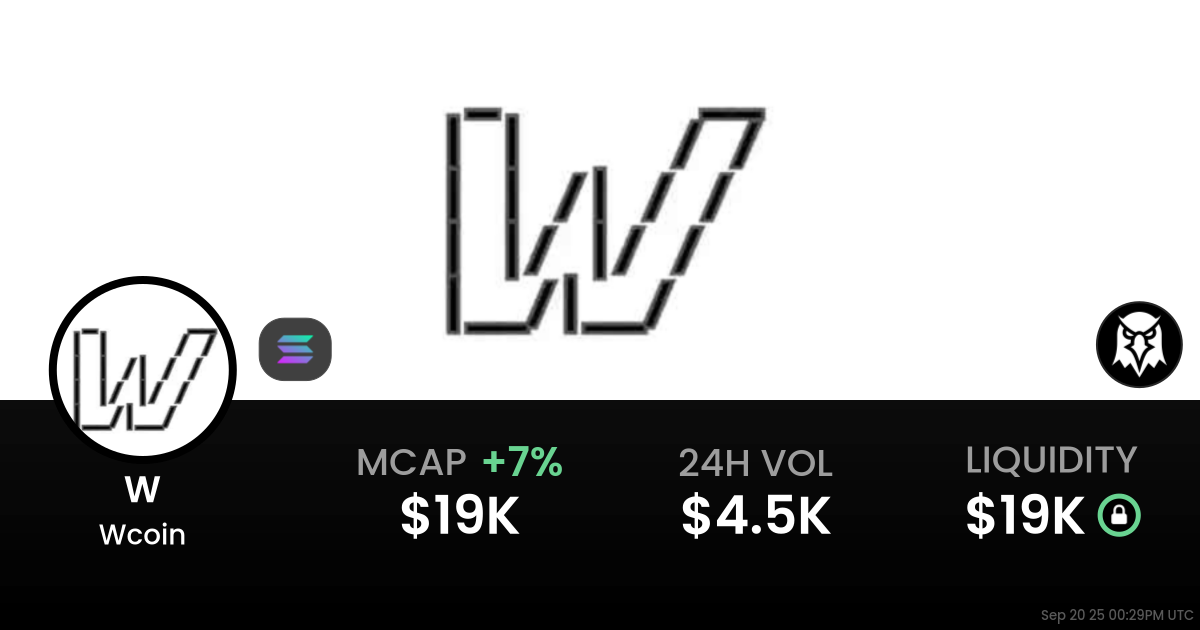 Wcoin (W)