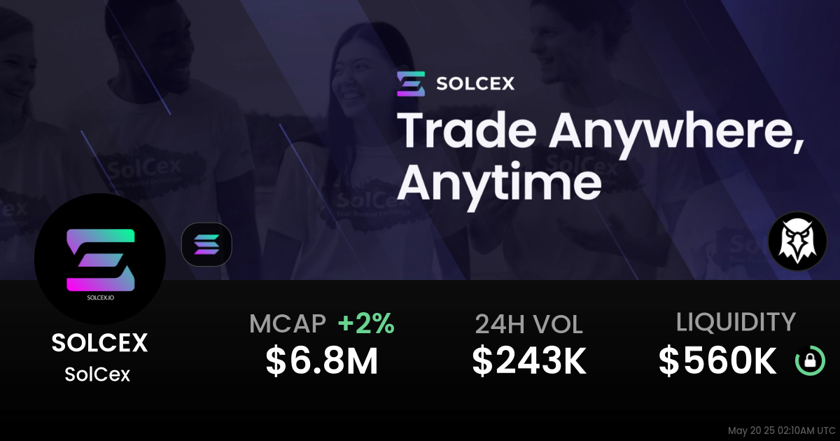 SolCex  (SOLCEX)