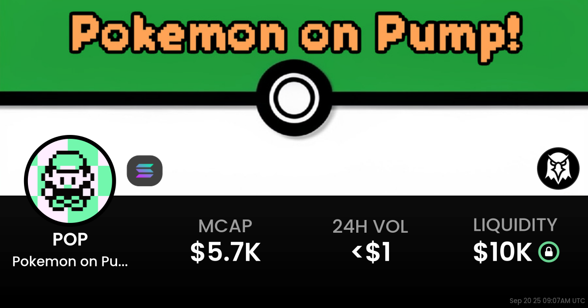 Pokemon on Pump (POP)