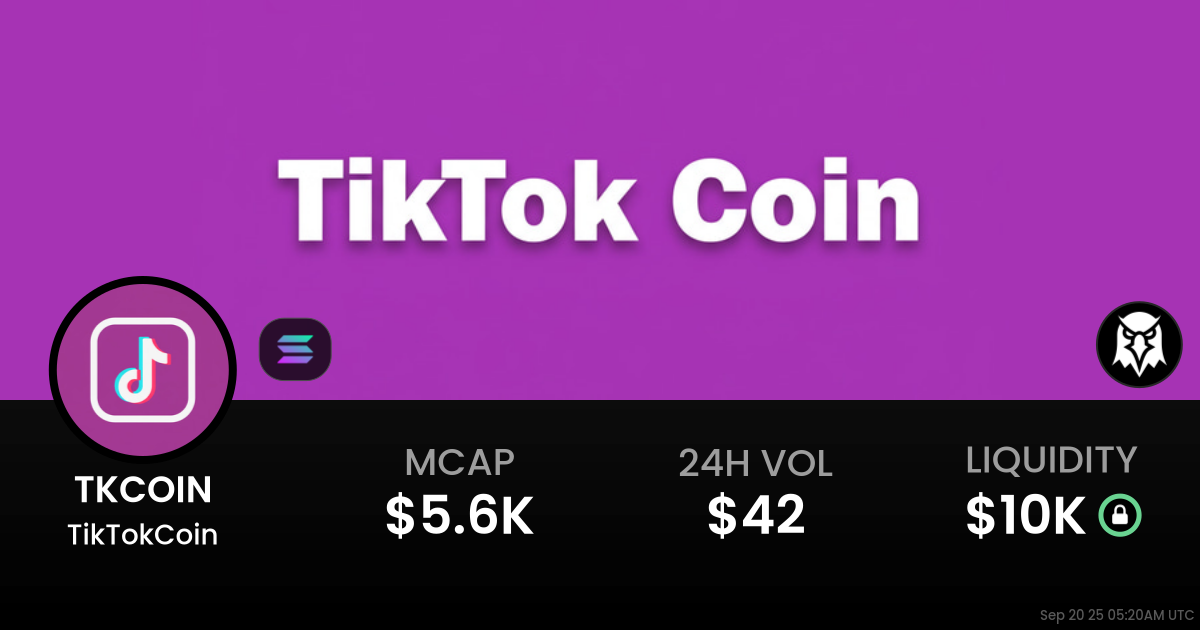 TikTokCoin (TKCOIN)