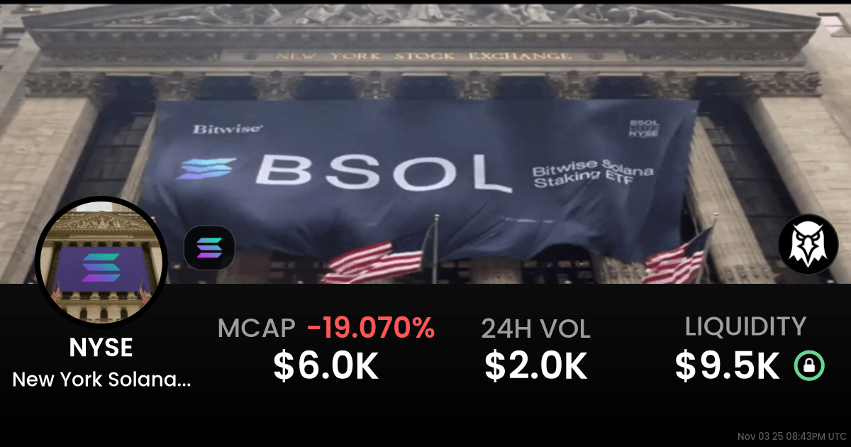 New York Solana Exchange (NYSE)