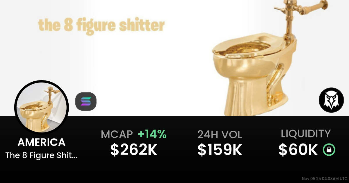 The 8 Figure Shitter (AMERICA)