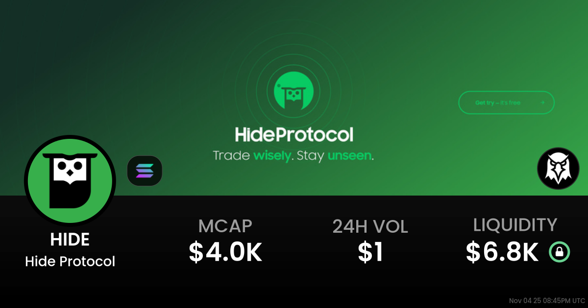 Hide Protocol (HIDE)