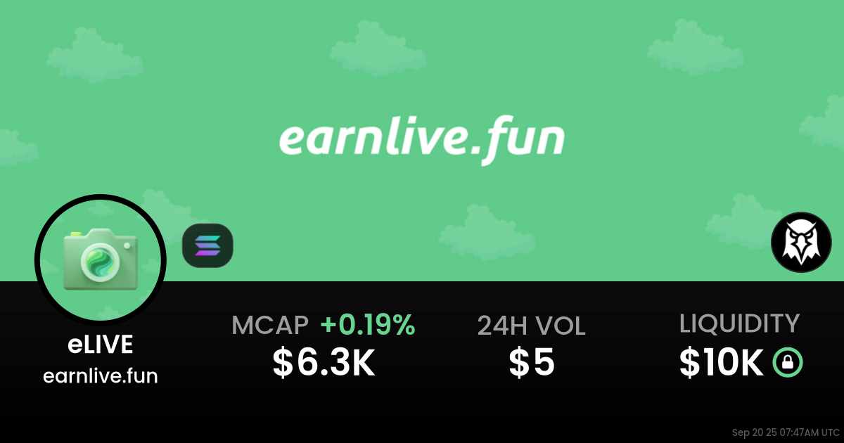 earnlive.fun (eLIVE)