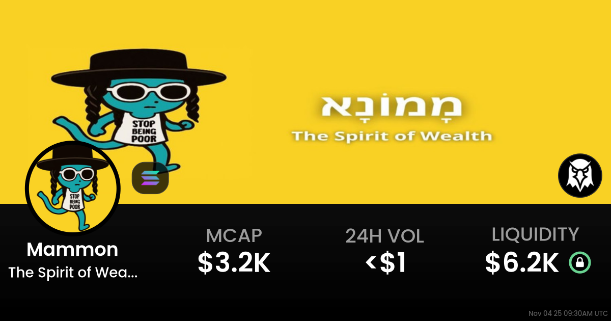 The Spirit of Wealth (Mammon)