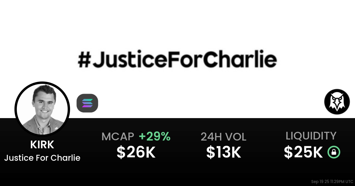 Justice For Charlie (KIRK)