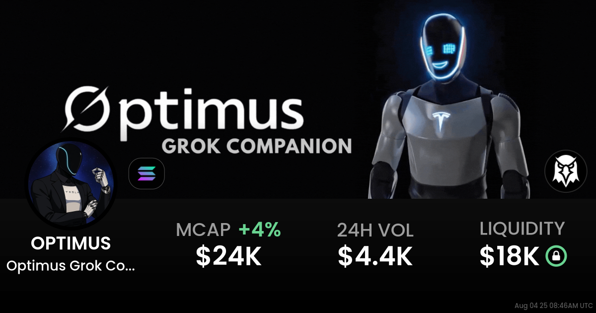 Optimus Grok Companion (OPTIMUS)