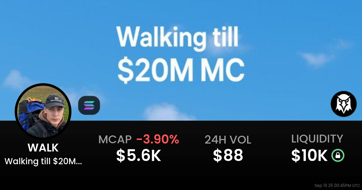 Walking till M MC (WALK)