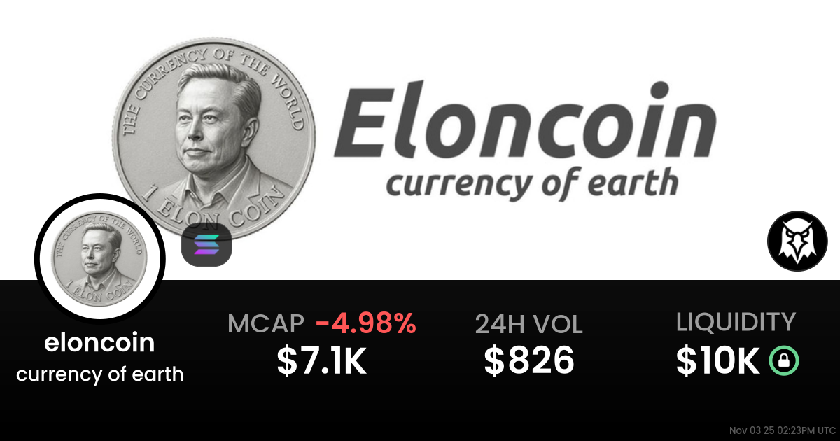 currency of earth (eloncoin)