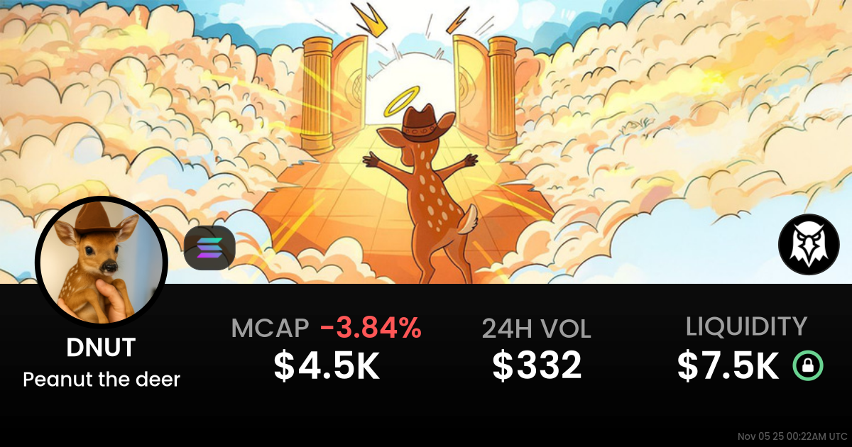 Peanut the deer (DNUT)