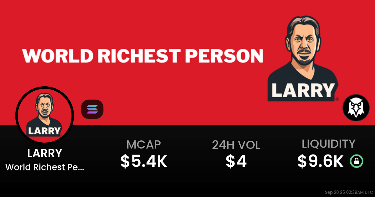 World Richest Person (LARRY)