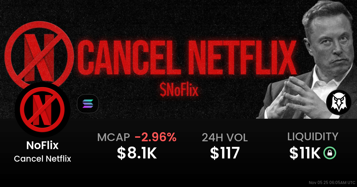 Cancel Netflix (NoFlix)