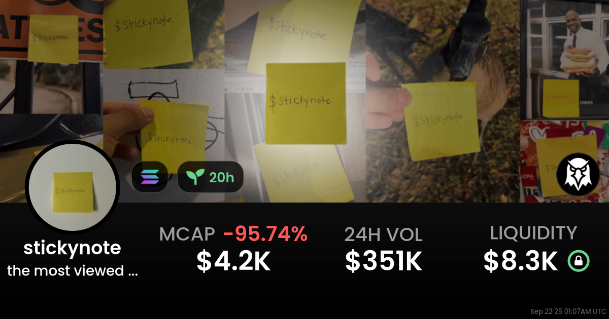 the most viewed stickynote (stickynote)