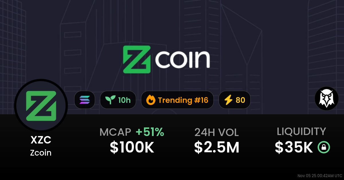 Zcoin (XZC)