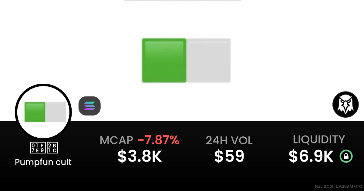 Pumpfun cult (🟩⬜️)