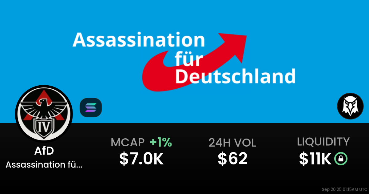 Assassination für Deutschland (AfD)