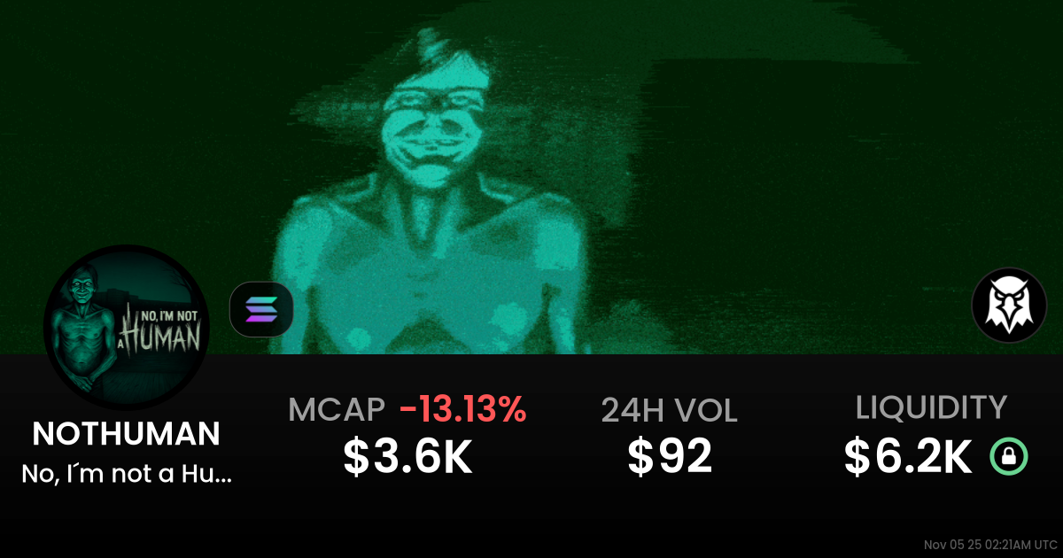 No, I´m not a Human (NOTHUMAN)