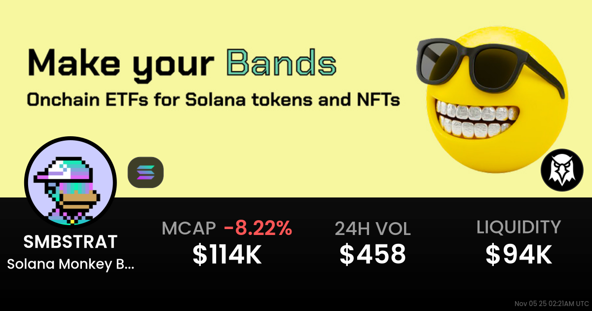 Solana Monkey Business (SMBSTRAT)