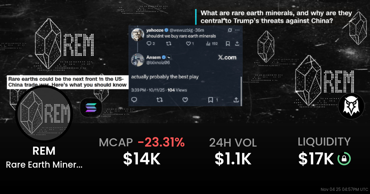 Rare Earth Minerals (REM)