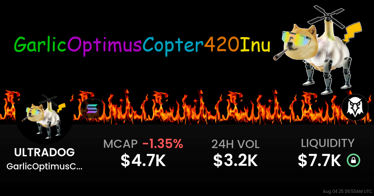 GarlicOptimusCopter420Inu (ULTRADOG)