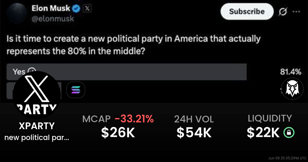 new political party  (XPARTY)