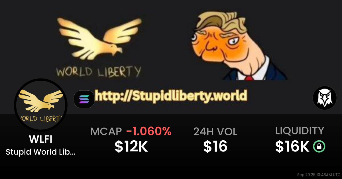 Stupid World Liberty Financial (WLFI)