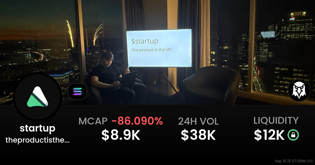 theproductisthemarketcap (startup)
