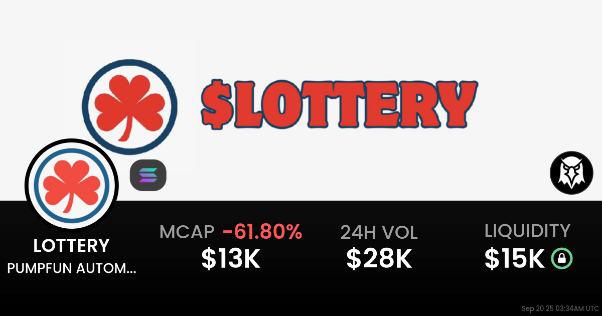PUMPFUN AUTOMATIC LOTTERY (LOTTERY)