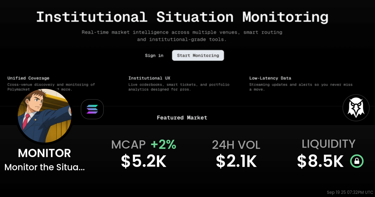 Monitor the Situation (MONITOR)