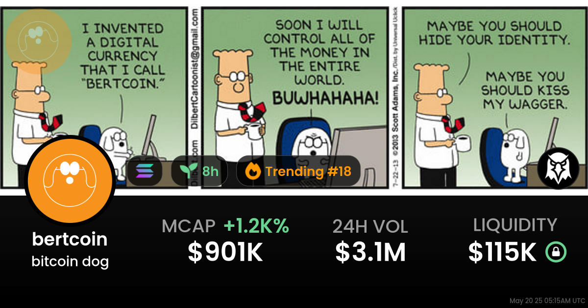 bitcoin dog (bertcoin)