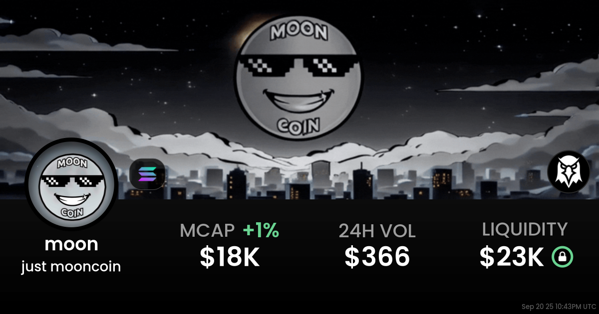 just mooncoin (moon)