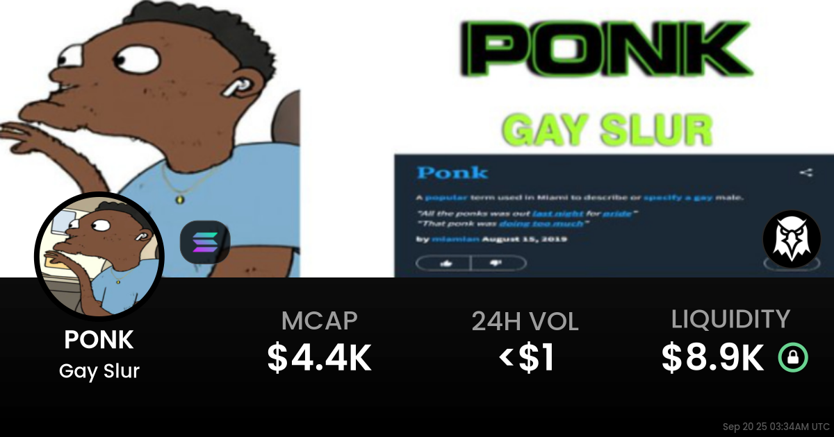 Gay Slur (PONK)
