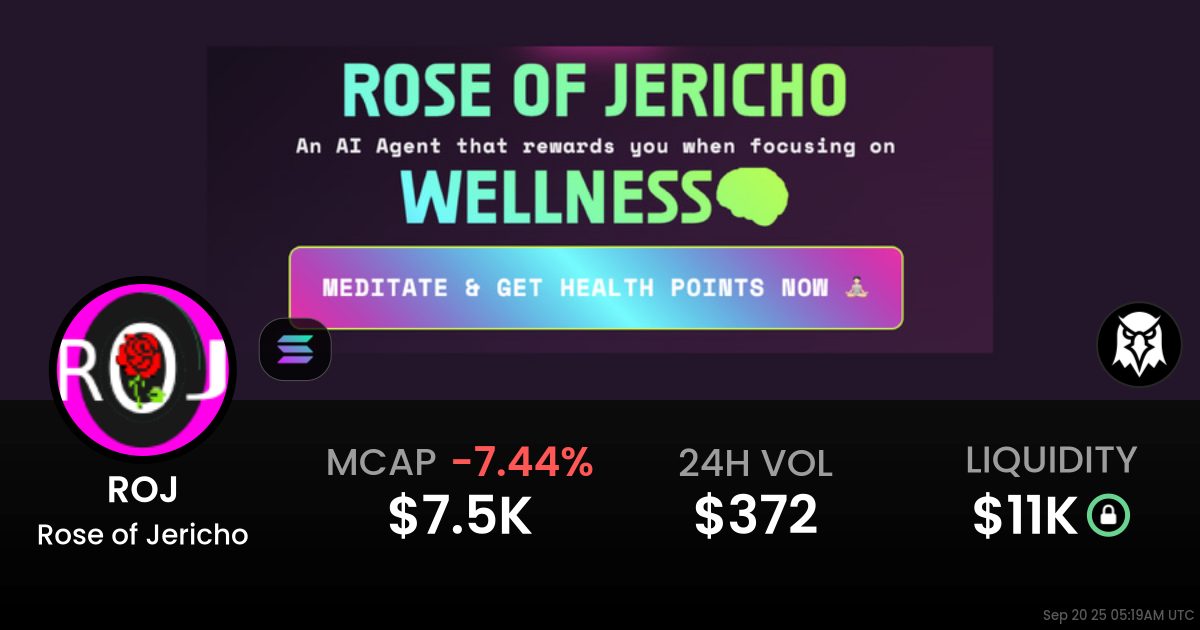 Rose of Jericho (ROJ)