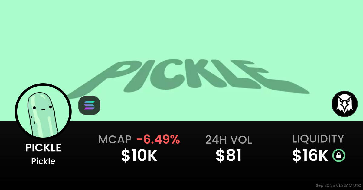 Pickle (PICKLE)