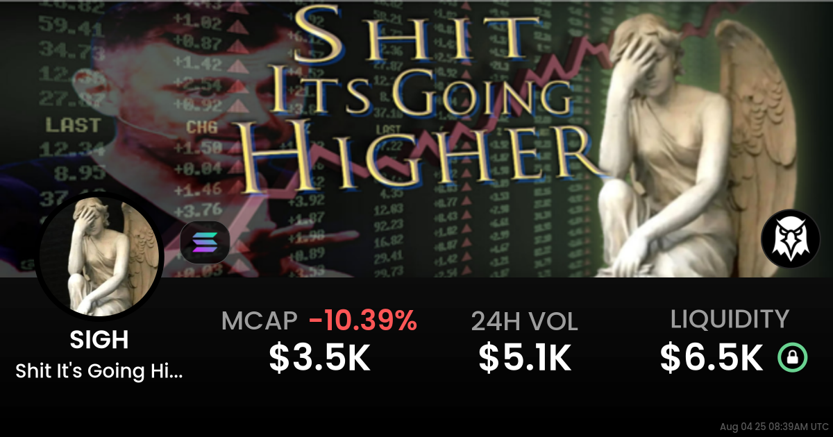 Shit It’s Going Higher (SIGH)