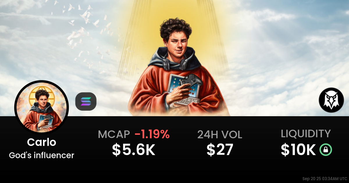 God’s influencer (Carlo)