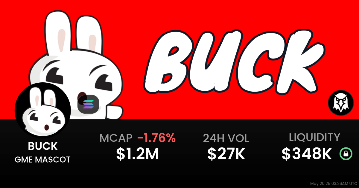 GME MASCOT (BUCK)