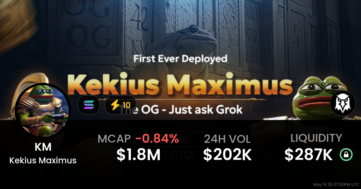 Kekius Maximus (KM)