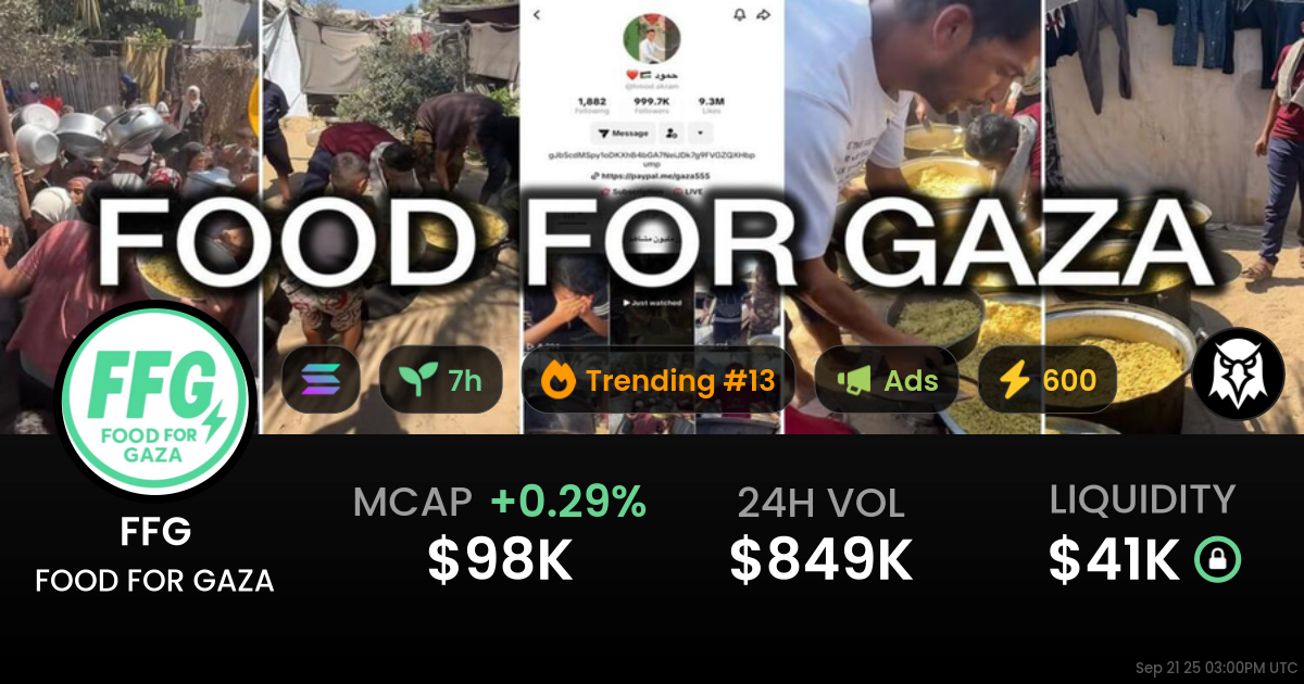 FOOD FOR GAZA (FFG)