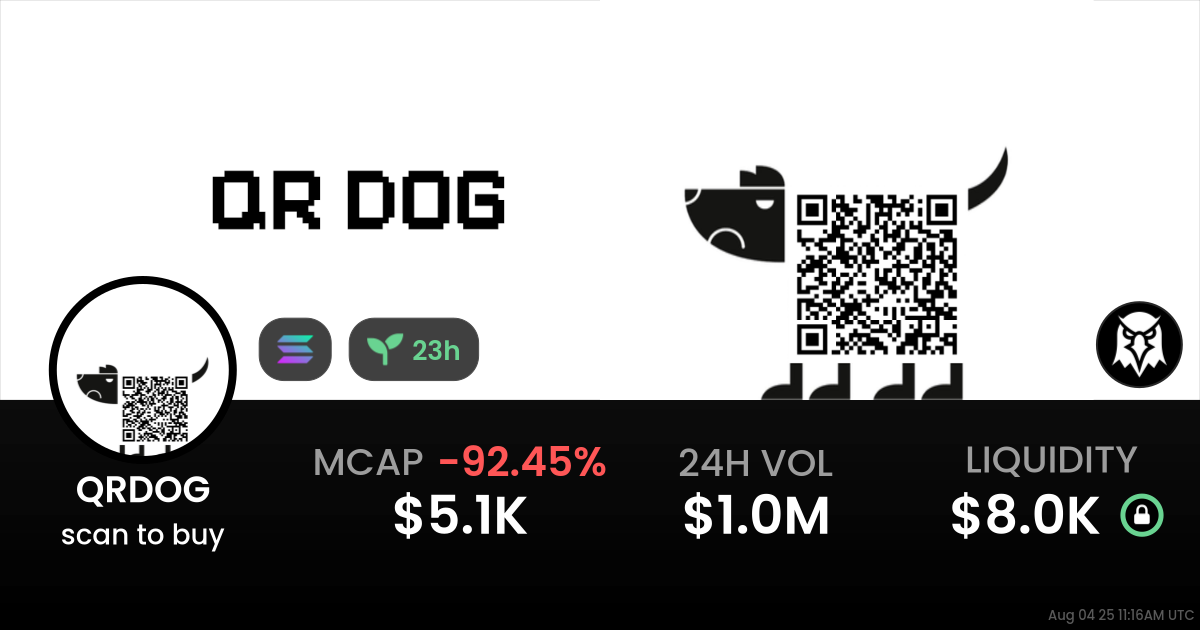 scan to buy (QRDOG)